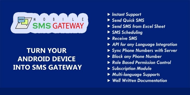 Mobile SMS Gateway Software
