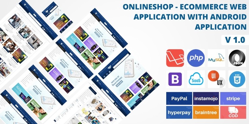 Online Shop - Ecommerce Web And Android App