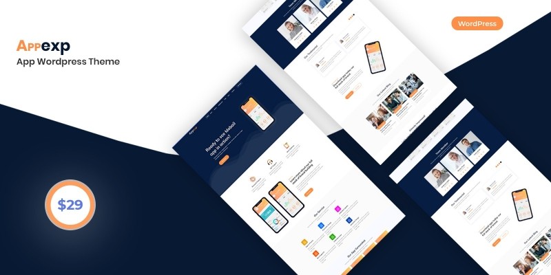 Appexp - App WordPress Theme