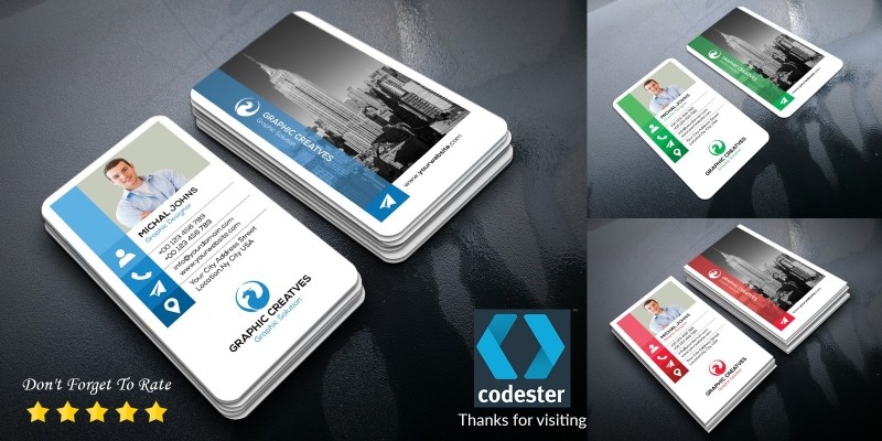 Image Business Card Template