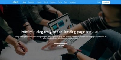 Infinity - Landing Page Template
