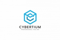 Cybertium C Letter Hexagon Logo Screenshot 1