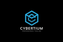Cybertium C Letter Hexagon Logo Screenshot 2