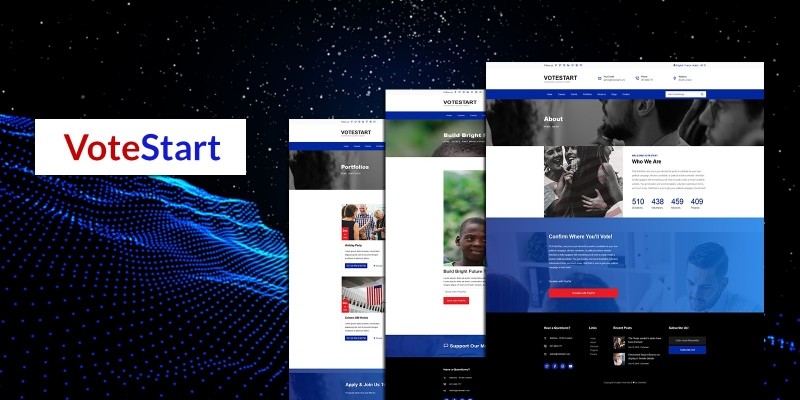 VoteStart - Political Campaign and Charity System 