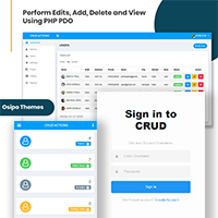 Crud - PHP Ajax Datatable Crud Actions Template