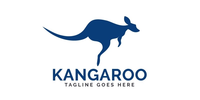 Kangaroo Vector Logo Design