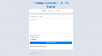 YouTube Animated Thumbnail Finder PHP Script Screenshot 1