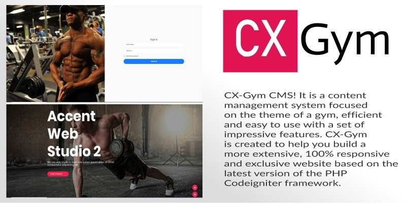 CX-Gym - Gym Content Management System