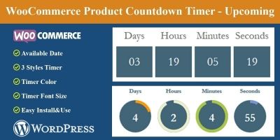 Product Countdown Timer - Upcoming for WooCommerce