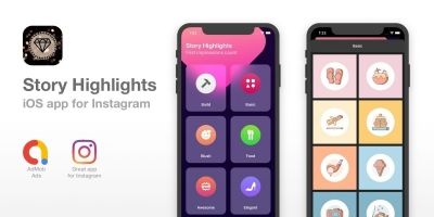 Story Highlights For Instagram - iOS App Template