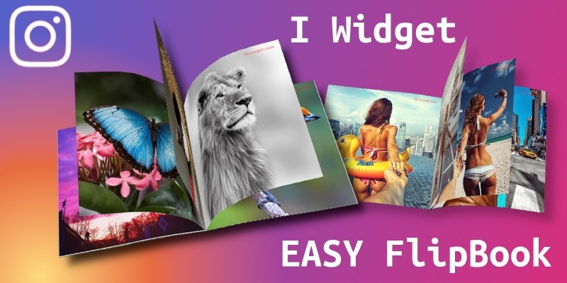 Easy FlipBook Instagram Widget - WordPress Plugin