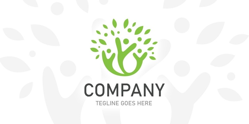 People Tree Logo Template