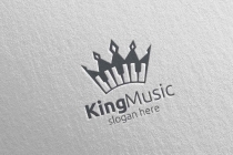 Music Logo with King and Piano Concept Screenshot 3