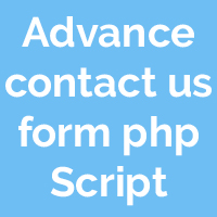 Advanced Contact us Form Php Script
