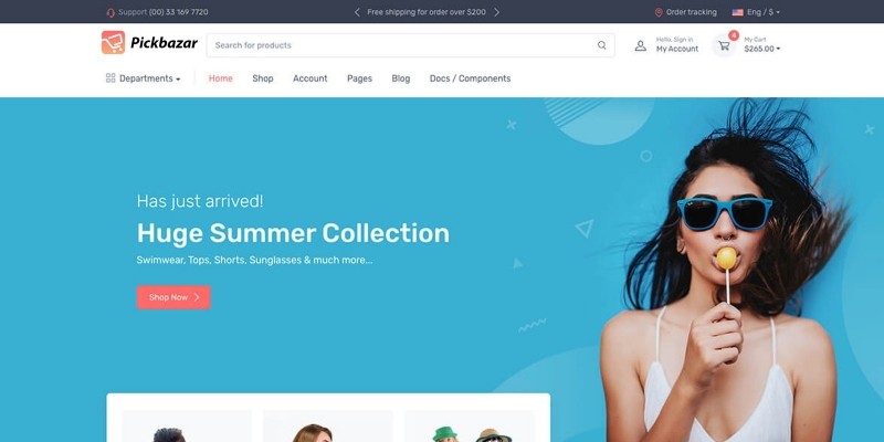 Pickbazar - Multipurpose E-commerce Template