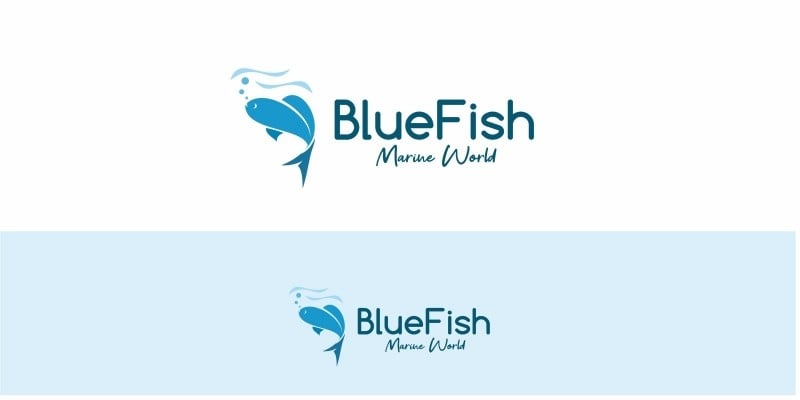 Blue Fish Logo