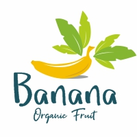 Banana Fruit Logo