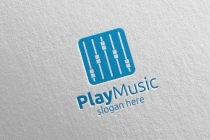 Recording Studio Music Logo with Play Concept Screenshot 4