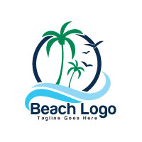 Beach Logo Design