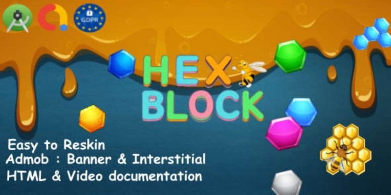 Hex  Puzzle - Android Studio Admob GDPR