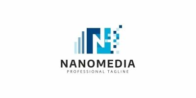 Nanomedia N Letter Logo