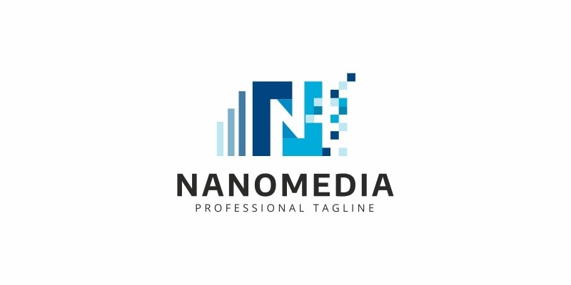 Nanomedia N Letter Logo