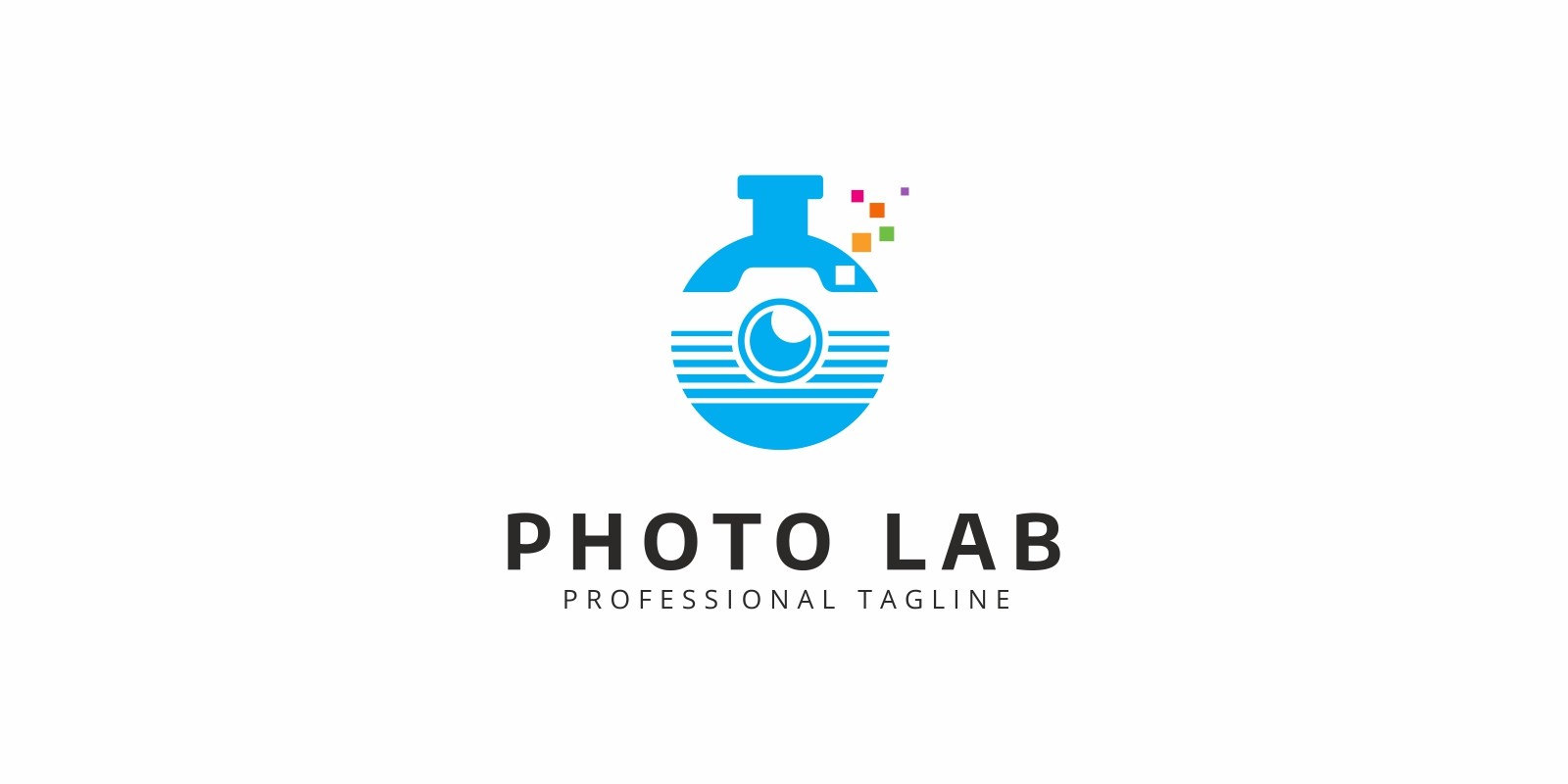 Photo Lab Logo by IRussu | Codester