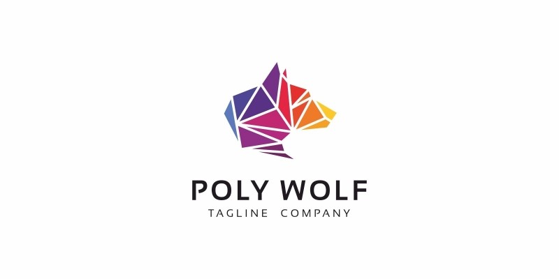 Poly Wolf Logo