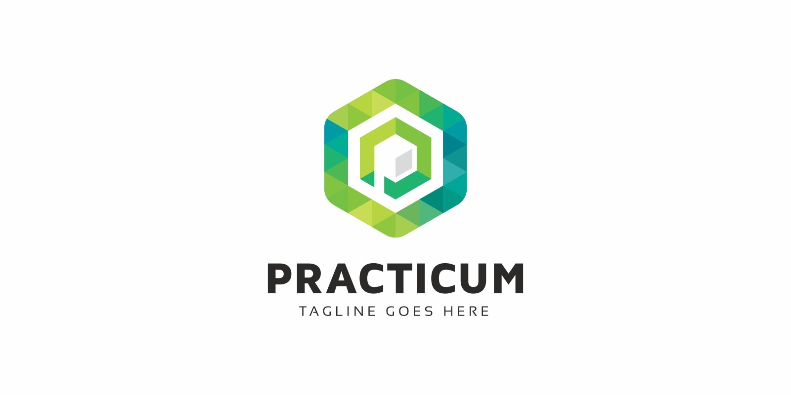 Practicum P Letter Logo