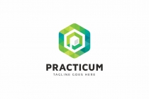 Practicum P Letter Logo Screenshot 1