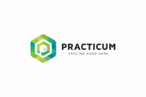 Practicum P Letter Logo Screenshot 3