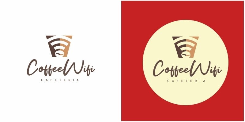 Coffee Wifi Logo