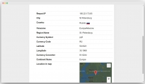 Loczer - Bootstrap PHP location of an IP Address Screenshot 2