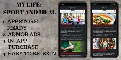 My Life Sport And Meal - iOS App Template