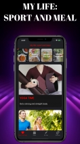 My Life Sport And Meal - iOS App Template Screenshot 1