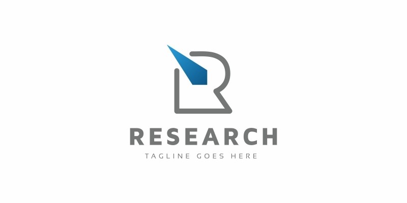 Research R Letter Logo