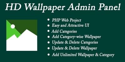 HD Wallpaper Admin Panel - PHP With Mysql