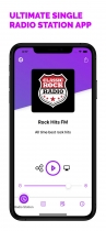 Single Station Radio - iOS App Template Screenshot 1