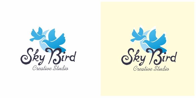 Sky Bird Dove Logo