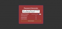 JavaScript Password Generater Screenshot 3