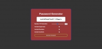 JavaScript Password Generater Screenshot 4