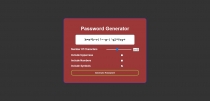 JavaScript Password Generater Screenshot 5