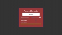 JavaScript Password Generater Screenshot 6