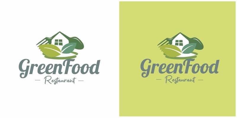 Green Food Logo