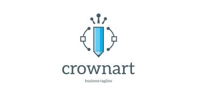 Crown Art Logo Template