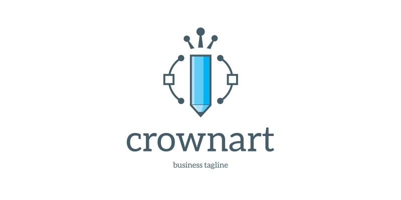 Crown Art Logo Template