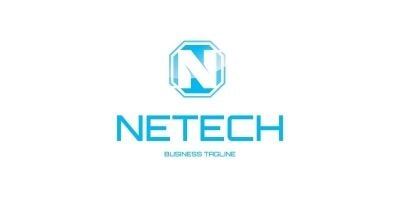 Netech - Modern Letter N Logo Template