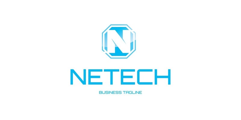 Netech - Modern Letter N Logo Template