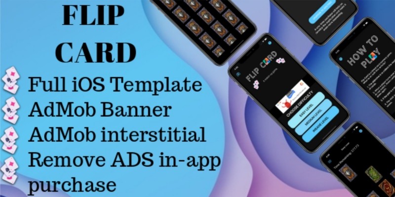 Flip Card - Match-Up iOS Game Template