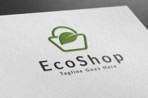 Eco Shop Logo Template Screenshot 2